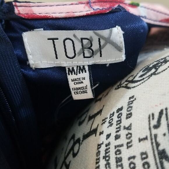 Tobi floral‎ dress size medium - Picture 5 of 7